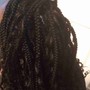 Crochet Braids-  Shampoo if needed- Client provide hair $100 - Hair provided $180