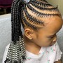 Small knotless braids