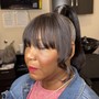 Sleek Ponytail/ Bang/Swoop/Updo