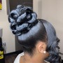 Sleek Ponytail/ Bang/Swoop/Updo