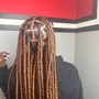 Two Braids Natural hair