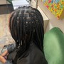 6 Cornrows - hair added