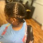 Goddess Braids box braids (hair included)