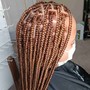 Medium Mid-back Goddess Box Braids