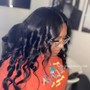 Silk Press w/ Curls