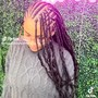 4 feed in/ stitch Braids