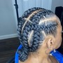 Fulani 2 Feed in Braids w/ Quickweave