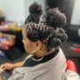 Rope Twist Bob with Knots (hair added)