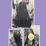 Small Knotless/ Box Braids (Mid back)-Hair Included