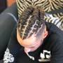 Cornrows w/ Clip-in Wig