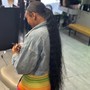 Ponytail Styling With Press