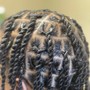 (6)Scalp braids to the back