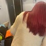 highlights AND HAIRCUT/TRIM (SHORT HAIR)