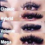 Hybrid Eyelash Extensions