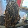 Medium soft Locs Extension Mid back length