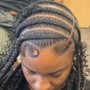 Two strand twist w/hair