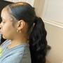 Ponytail (weave and braided)