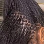 SisterLocks/Microlocs Shampoo Braids & Banding