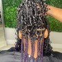 Medium Boho Knotless Braids