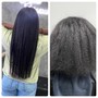 Hand tied extensions (braidless sew/in)