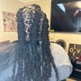 Loc retwist and style and