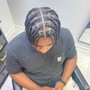 Men’s wash and basic Braids