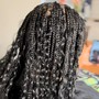 Smedium Knotless Braids