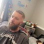 Beard Trim and hot towel head shave