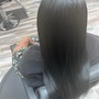 Natural hair shampoo& style long hair