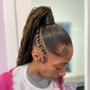 Updo Ponytail with Extensions