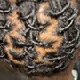 Crochet retwist (root to tip)