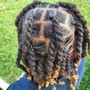 Loc Re-twist (half head) top only