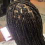 Small Knotless Braids