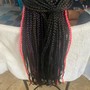 Small Feedins Ghana Braids