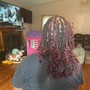 Short knotless braids