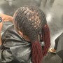 Hair subsections/braid down