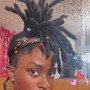 Opalite Crystal Beads Locs / braids