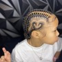 Medium Two Layer Cornrows