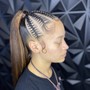 Cornrow Front, Individual Back