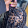 Adult Loc retwist and Style