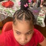 Kids freestyles feed-in braids