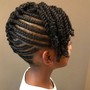 Kids protective braids (no weave added)