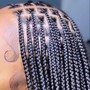 Small Knotless Braids