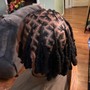 Loc Retwist w/ Detailed Style