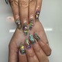 Hand Painted Nail Art