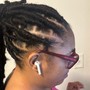 Small senegalese twist (mid back )