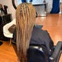 Small Knotless Box Braids