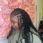 Fulani Braids w/curls