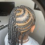 Cornrows natural hair only