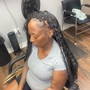 Large Knotless Braids